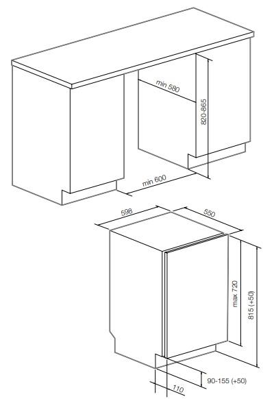Посудомоечная машина Comfort Graude VGE 60.0
