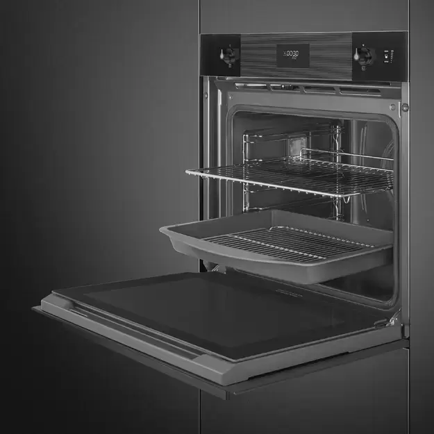 SMEG SOP6101S2B3 Многофункциональный духовой шкаф с пиролизом и пароувлажнением, 60 см, 11 функций, 