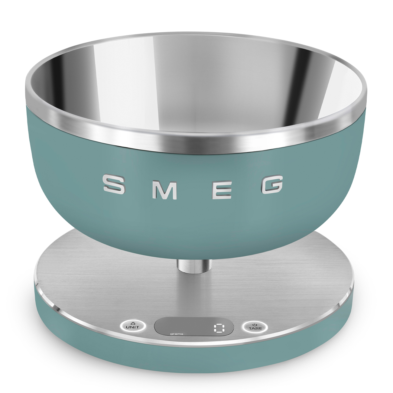 SMEG KSC01EGMWW Кухонные весы, цвет изумрудно-зеленый матовый