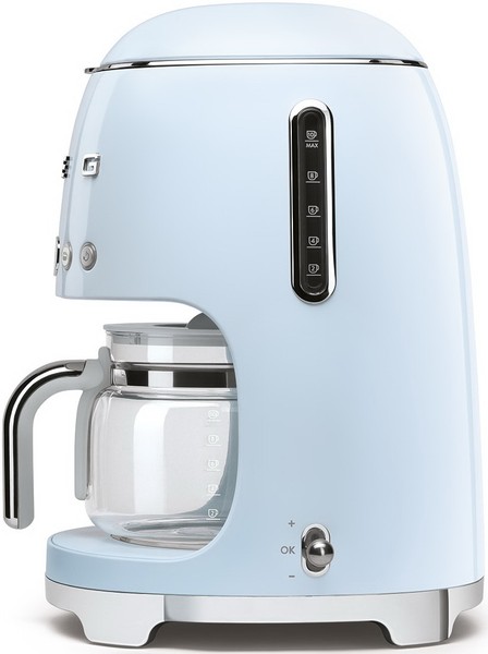 Капельная кофеварка пастельный голубой