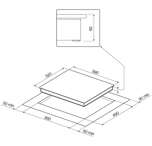Индукционная варочная панель Premium  Graude IK 60.1