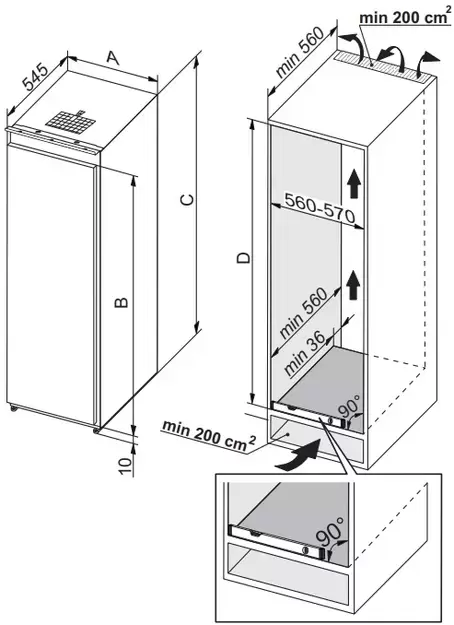 FN31831I Встраиваемый морозильник ASKO