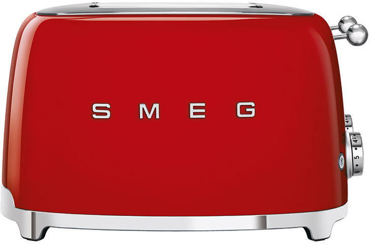 Тостер на 4 ломтика красный SMEG TSF03RDEU
