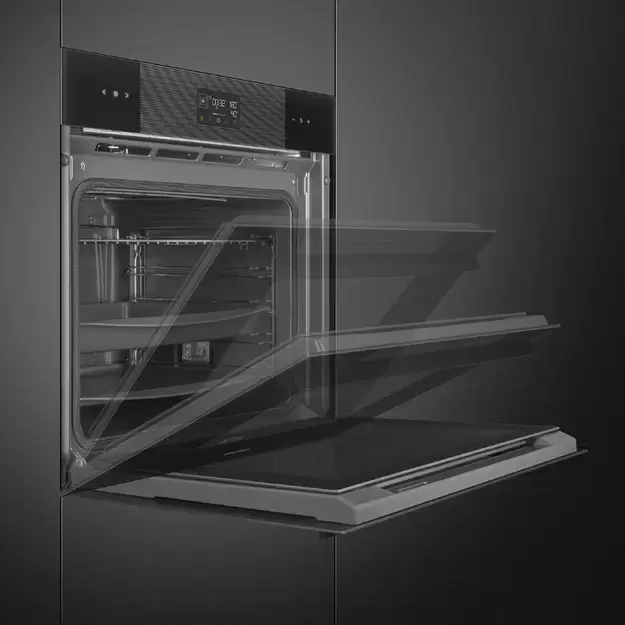 SMEG SOP6102S2PB3 Многофункциональный духовой шкаф с пиролизом и пароувлажнением, 60 см, 12 функций,