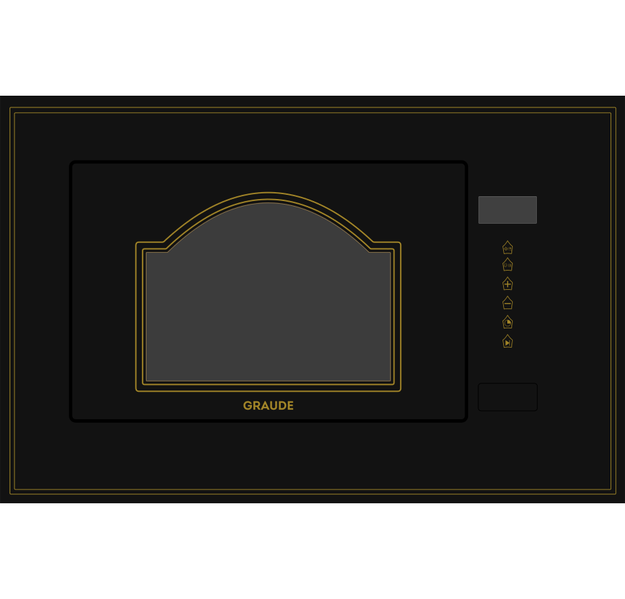 Компактная микроволновая печь с грилем Classic Graude MWGK 38.1 S