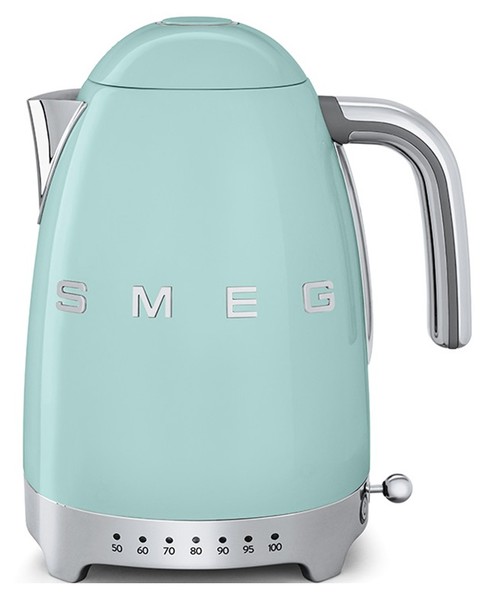 Чайник электрический с регулируемой температурой пастельный зеленый