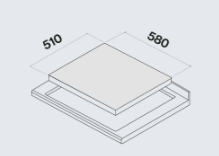 Варочная панель PIANO INDUZIONE 58x51